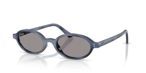 Rayban RB4472-6855/1 6855/1 แว่นกันแดดสีฮาวานาน้ำเงิน สำหรับทุกเพศ