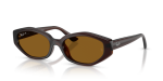 Rayban RB4473D-714/83 714/83 แว่นกันแดดสีน้ำตาลเข้ม สำหรับทุกเพศ