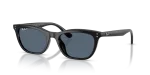 แว่นกันแดด Rayban RB4474D-901/2V Black Blue Polarized Rayban RB4474D-901/2V 901/2V แว่นกันแดดสีดำ สำหรับทุกเพศ