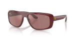 แว่นกันแดด Rayban RB4479M-F685H2 มุมเฉียง สีแดงเข้ม สำหรับทุกเพศ