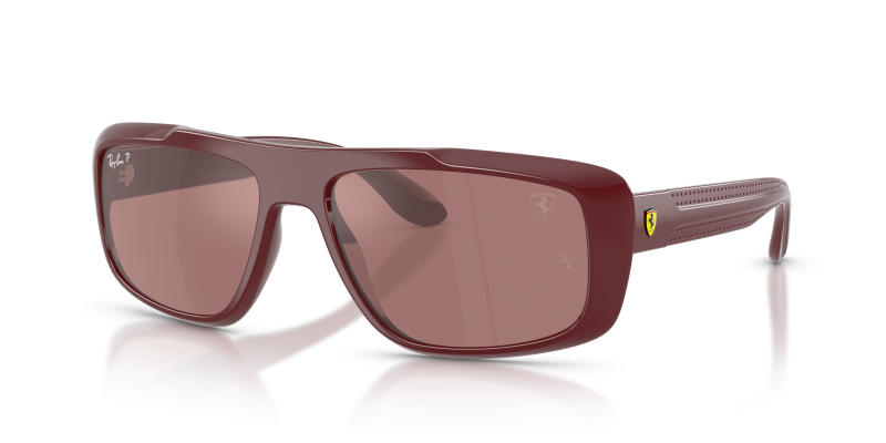 แว่นกันแดด Rayban RB4479M-F685H2 มุมเฉียง สีแดงเข้ม สำหรับทุกเพศ