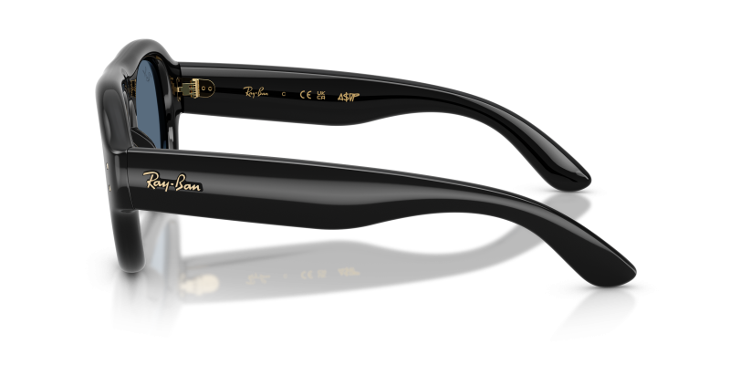 แว่นกันแดด Rayban RB4925-601/80 601/80 มุมข้าง ทรงนักบินคานสูง เลนส์น้ำเงินเข้ม