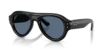 แว่นกันแดด Rayban RB4925-601/80 Black Dark Blue Rayban RB4925-601/80 601/80 แว่นกันแดดทรงนักบิน สีดำเลนส์น้ำเงินเข้ม มี 2 ไซซ์ ยูนิเซ็กซ์
