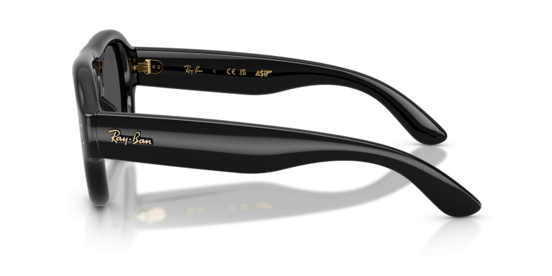 แว่นกันแดด Rayban RB4925-601/87 601/87 มุมข้าง ทรงนักบินคานสูง เลนส์ดำสนิท