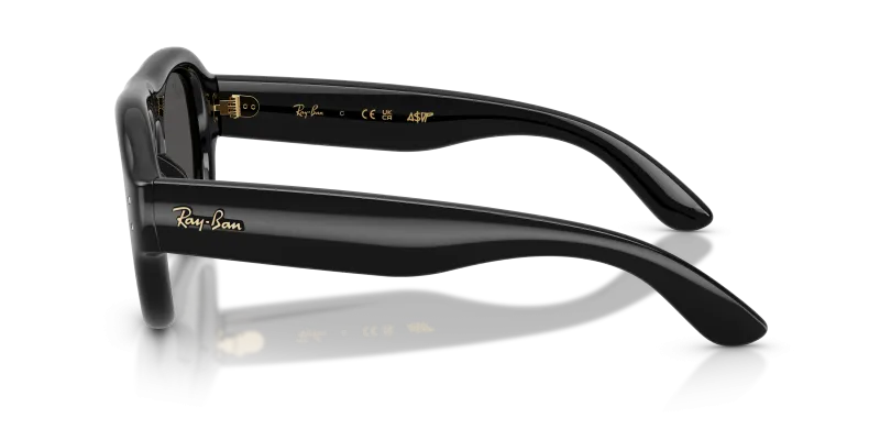 แว่นกันแดด Rayban RB4925-601/87 601/87 มุมข้าง ทรงนักบินคานสูง เลนส์ดำสนิท