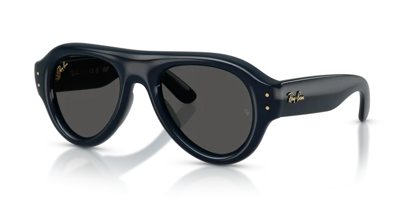 แว่นกันแดด Rayban RB4925-689587 Transparent Blue Dark Grey Rayban RB4925-689587 689587 แว่นกันแดด