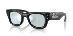 แว่นกันแดด Rayban Wayfarer Puffer RB4940B-686430 Black Green Mirror Rayban RB4940B-686430 686430 แว่นกันแดด