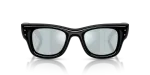 แว่นกันแดด Rayban Wayfarer Puffer RB4940-601/30 Black Green Mirror Rayban RB4940-601/30 601/30 ด้านหน้า