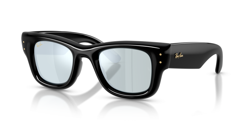 แว่นกันแดด Rayban Wayfarer Puffer RB4940-601/30 Black Green Mirror Rayban RB4940-601/30 601/30 แว่นกันแดด