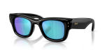 Rayban RB4940 601/55 แว่นกันแดดกรอบดำเลนส์มิเรอร์น้ำเงินเขียวอ่อน ยูนิเซ็กซ์