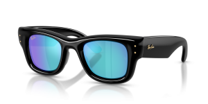 Rayban RB4940 601/55 แว่นกันแดดกรอบดำเลนส์มิเรอร์น้ำเงินเขียวอ่อน ยูนิเซ็กซ์