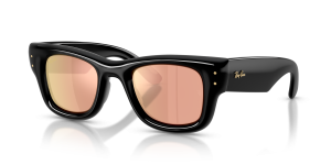 Rayban RB4940 601/7J แว่นกันแดดกรอบดำเลนส์มิเรอร์โรสโกลด์น้ำตาลเข้ม ยูนิเซ็กซ์