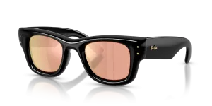 Rayban RB4940 601/7J แว่นกันแดดกรอบดำเลนส์มิเรอร์โรสโกลด์น้ำตาลเข้ม ยูนิเซ็กซ์
