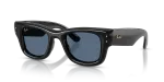 Rayban RB4940 601/80 แว่นกันแดดกรอบดำเลนส์สีน้ำเงินเข้ม ยูนิเซ็กซ์