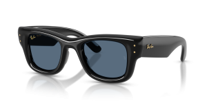Rayban RB4940 601/80 แว่นกันแดดกรอบดำเลนส์สีน้ำเงินเข้ม ยูนิเซ็กซ์