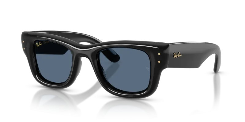 Rayban RB4940 601/80 แว่นกันแดดกรอบดำเลนส์สีน้ำเงินเข้ม ยูนิเซ็กซ์