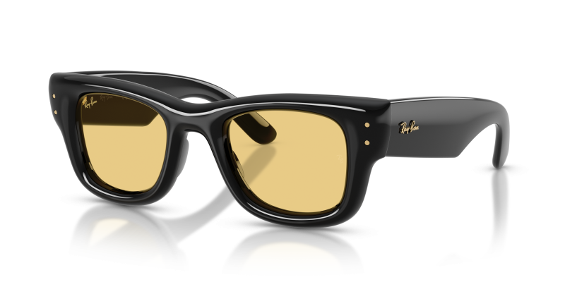 Rayban RB4940 601/85 แว่นกันแดดกรอบดำเลนส์สีเหลืองสด ยูนิเซ็กซ์
