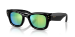 Rayban RB4940 601/8N แว่นกันแดดกรอบดำเลนส์มิเรอร์เขียว ยูนิเซ็กซ์