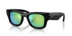 แว่นกันแดด Rayban Wayfarer Puffer RB4940-601/8N Black Green Mirror Rayban RB4940 601/8N แว่นกันแดดกรอบดำเลนส์มิเรอร์เขียว ยูนิเซ็กซ์