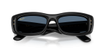 แว่นกันแดด Rayban RB4944-601/80 Black Dark Blue Rayban RB4944 601/80 close-up ด้านหน้า