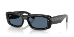 แว่นกันแดด Rayban RB4944-601/80 Black Dark Blue Rayban RB4944 601/80 แว่นกันแดดกรอบดำเลนส์สีน้ำเงินเข้ม ยูนิเซ็กซ์