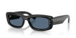 Rayban RB4944 601/80 แว่นกันแดดกรอบดำเลนส์สีน้ำเงินเข้ม ยูนิเซ็กซ์