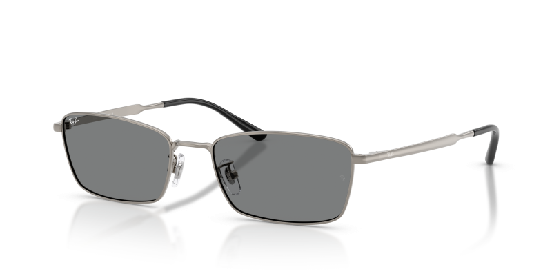 แว่นกันแดด Rayban RB8069D-165/87 มุมเฉียง สีกันเมทัล สำหรับทุกเพศ
