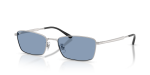 แว่นกันแดด Rayban RB8069D-920972 Silver Blue แว่นกันแดด Rayban RB8069D-920972 มุมเฉียง สีเงิน สำหรับทุกเพศ