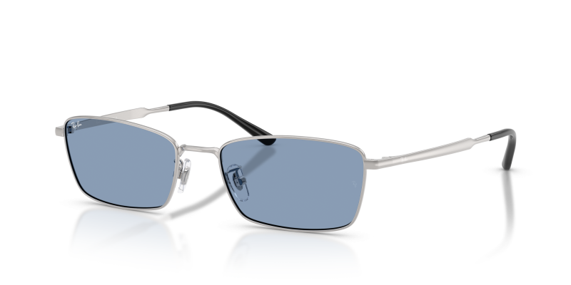 แว่นกันแดด Rayban RB8069D-920972 Silver Blue แว่นกันแดด Rayban RB8069D-920972 มุมเฉียง สีเงิน สำหรับทุกเพศ