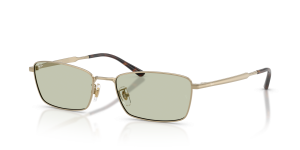 แว่นกันแดด Rayban RB8069D-9265/2 มุมเฉียง สีทอง สำหรับทุกเพศ