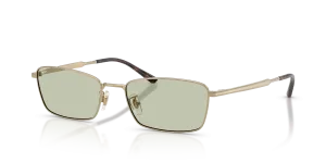 แว่นกันแดด Rayban RB8069D-9265/2 มุมเฉียง สีทอง สำหรับทุกเพศ
