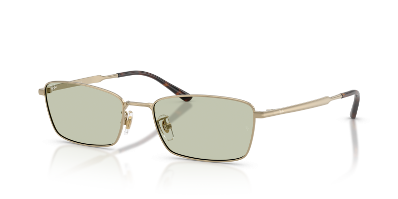 แว่นกันแดด Rayban RB8069D-9265/2 มุมเฉียง สีทอง สำหรับทุกเพศ