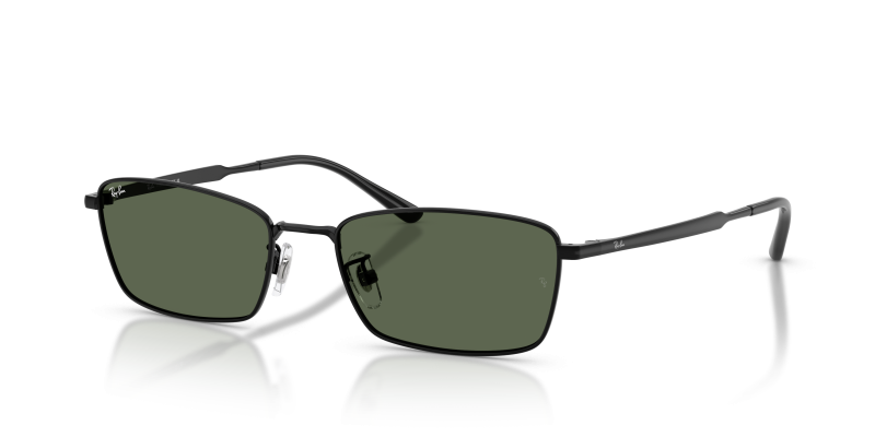 แว่นกันแดด Rayban RB8069D-926771 มุมเฉียง สีดำ สำหรับทุกเพศ