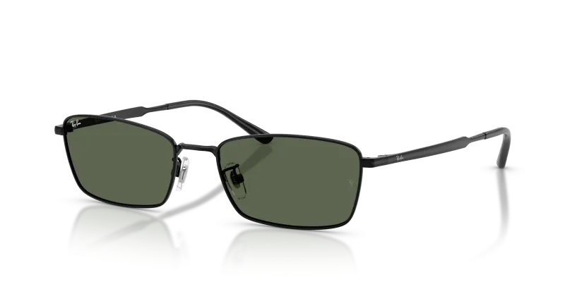 แว่นกันแดด Rayban RB8069D-926771 มุมเฉียง สีดำ สำหรับทุกเพศ