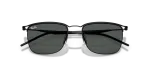 แว่นกันแดด Rayban RB8550-928187 Black Dark Grey Rayban RB8550 928187 close-up ด้านหน้า
