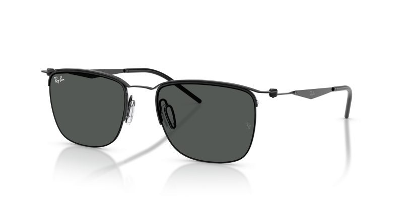 แว่นกันแดด Rayban RB8550-928187 Black Dark Grey Rayban RB8550 928187 แว่นกันแดดสีดำเลนส์เทาเข้ม ทุกเพศ