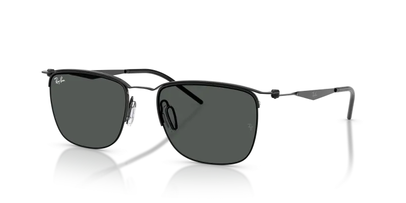 แว่นกันแดด Rayban RB8550-928187 Black Dark Grey Rayban RB8550 928187 แว่นกันแดดสีดำเลนส์เทาเข้ม ทุกเพศ