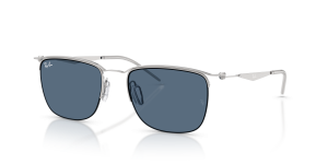 Rayban RB8550 928380 แว่นกันแดดสีเงินเลนส์น้ำเงิน ทุกเพศ