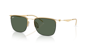 Rayban RB8550 928471 แว่นกันแดดสีทอง Arista เลนส์เขียวเข้ม ทุกเพศ