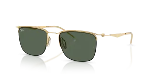Rayban RB8550 928471 แว่นกันแดดสีทอง Arista เลนส์เขียวเข้ม ทุกเพศ