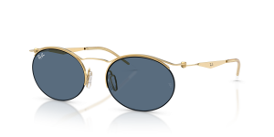 Rayban RB8551 928480 แว่นกันแดดสีทอง Arista เลนส์น้ำเงิน ทุกเพศ