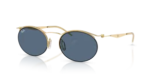 Rayban RB8551 928480 แว่นกันแดดสีทอง Arista เลนส์น้ำเงิน ทุกเพศ