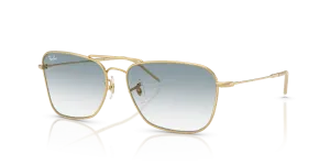 Rayban RBR0102S 001/79 แว่นกันแดดสีอะริสต้าเลนส์ไล่ระดับฟ้า ไซซ์ XL ยูนิเซ็กซ์