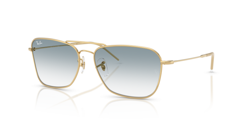 แว่นกันแดด Rayban Caravan Reverse RBR0102S-001/79 Arista Clear Blue Gradient Rayban RBR0102S 001/79 แว่นกันแดดสีอะริสต้าเลนส์ไล่ระดับฟ้า ไซซ์ XL ยูนิเซ็กซ์