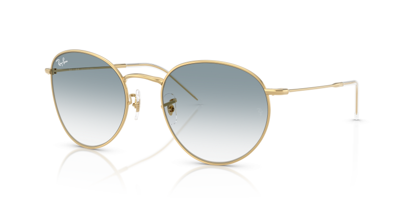 แว่นกันแดด Rayban Round Reverse RBR0103S-001/79 Arista Clear Blue Gradient Rayban RBR0103S 001/79 แว่นกันแดดสีอะริสต้าเลนส์ไล่ระดับฟ้า ยูนิเซ็กซ์