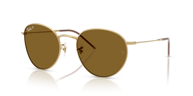 แว่นกันแดด Rayban Round Reverse RBR0103S-001/83 Arista Brown Polarized Rayban RBR0103S 001/83 แว่นกันแดดสีอะริสต้าเลนส์โพลาไรซ์น้ำตาล ยูนิเซ็กซ์