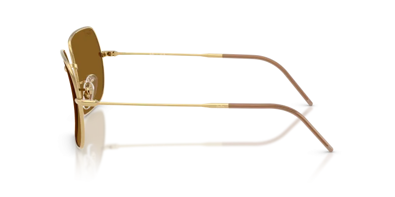 แว่นกันแดด Rayban RBR0104S 001/83 มุมข้าง ทรงสี่เหลี่ยมจัตุรัส Square Reverse