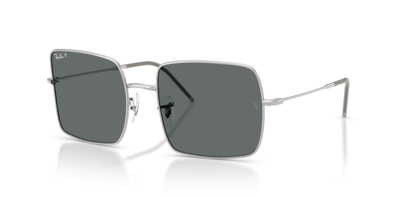 แว่นกันแดด Rayban Square Reverse RBR0104S-003/81 Silver Dark Grey Polarized Rayban RBR0104S 003/81 แว่นกันแดดสีเงินเลนส์โพลาไรซ์เทาเข้ม สำหรับผู้หญิง