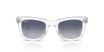 แว่นกันแดด Rayban RBR0502SM-F7064L Transparent Light Grey Gradient Rayban RBR0502SM F7064L ด้านหน้า