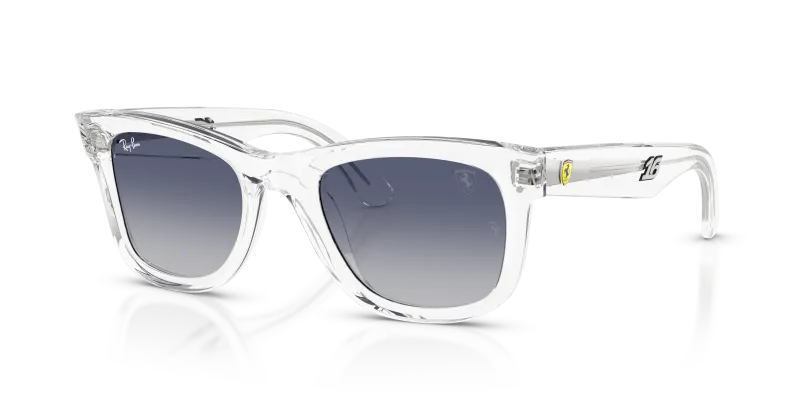 แว่นกันแดด Rayban RBR0502SM-F7064L Transparent Light Grey Gradient Rayban RBR0502SM F7064L แว่นกันแดดโปร่งใสเลนส์ไล่ระดับ ทุกเพศ